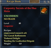 Carpentry Secrets of the Hua Mein