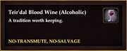 Teir'dal Blood Wine (Alcoholic)