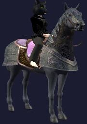 Pink-saddled Rujarkian Destrier