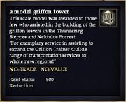 A model griffon tower