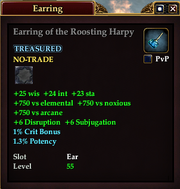 Earring of the Roosting Harpy