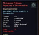 Mechanized Platinum Repository of Reconstruction