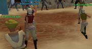 NPC a cheering fan