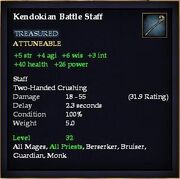 Kendokian Battle Staff