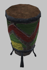 A Kerra Drum (Visible)