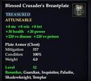 Blessed Crusader's Breastplate