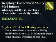 Deepforge Handcrafted Ability Mod Infuser