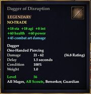 Dagger of Disruption