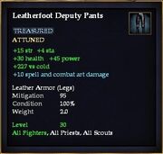 Leatherfoot Deputy Pants
