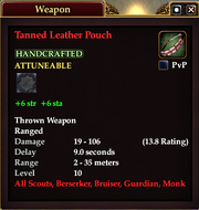 Tanned Leather Pouch