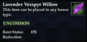 Lavender Vesspyr Willow