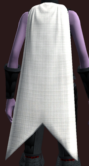 White Cloak Graphic Short Tails