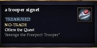 A trooper signet
