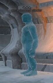 Animated glacier