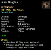 Laser Goggles