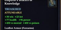 Emperor's Bracers of Knowledge