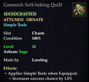 Gnomish Self-Inking Quill