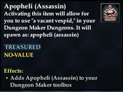 Apopheli (Assassin)
