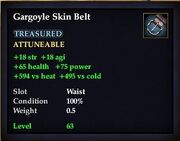 Gargoyle Skin Belt