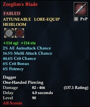 Zorglim's Blade