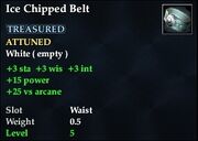 Ice Chipped Belt