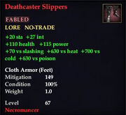 Deathcaster Slippers