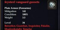 Feysteel vanguard gussets