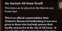 An Ancient Ak'Anon Scroll