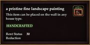 A pristine fine landscape painting