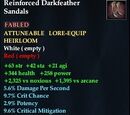 Reinforced Darkfeather Sandals