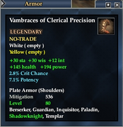 Vambraces of Clerical Precision
