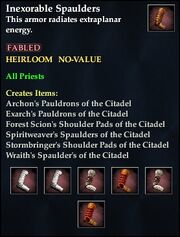 Inexorable Spaulders