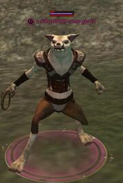 A Sabertooth camp guard