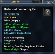 Barbute of Persevering Faith