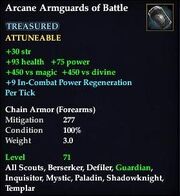 Arcane Armguards of Battle