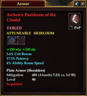 Archon's Pauldrons of the Citadel
