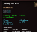Glowing Void Blade