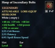 Hoop of Incendiary Bolts