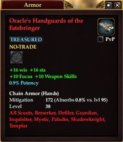 Oracle's Handguards of the Fatebringer