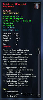 Pantaloons of Elemental Fascination