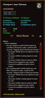Ghostpaws Aeon Talisman