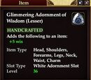 Glimmering Adornment of Wisdom (Lesser)