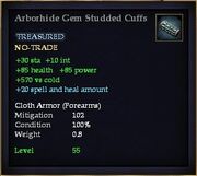 Arborhide Gem Studded Cuffs