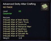 Advanced Deity Altar Crafting