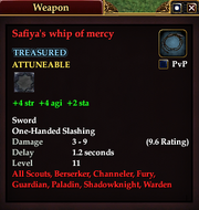 Safiya's whip of mercy