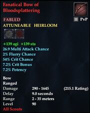 Fanatical Bow of Bloodsplattering