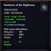 Pauldrons of the Righteous