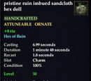 Ruin imbued sandcloth hex doll