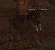 A sandstalker sabertooth