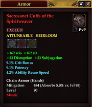 Sacrosanct Cuffs of the Spiritweaver